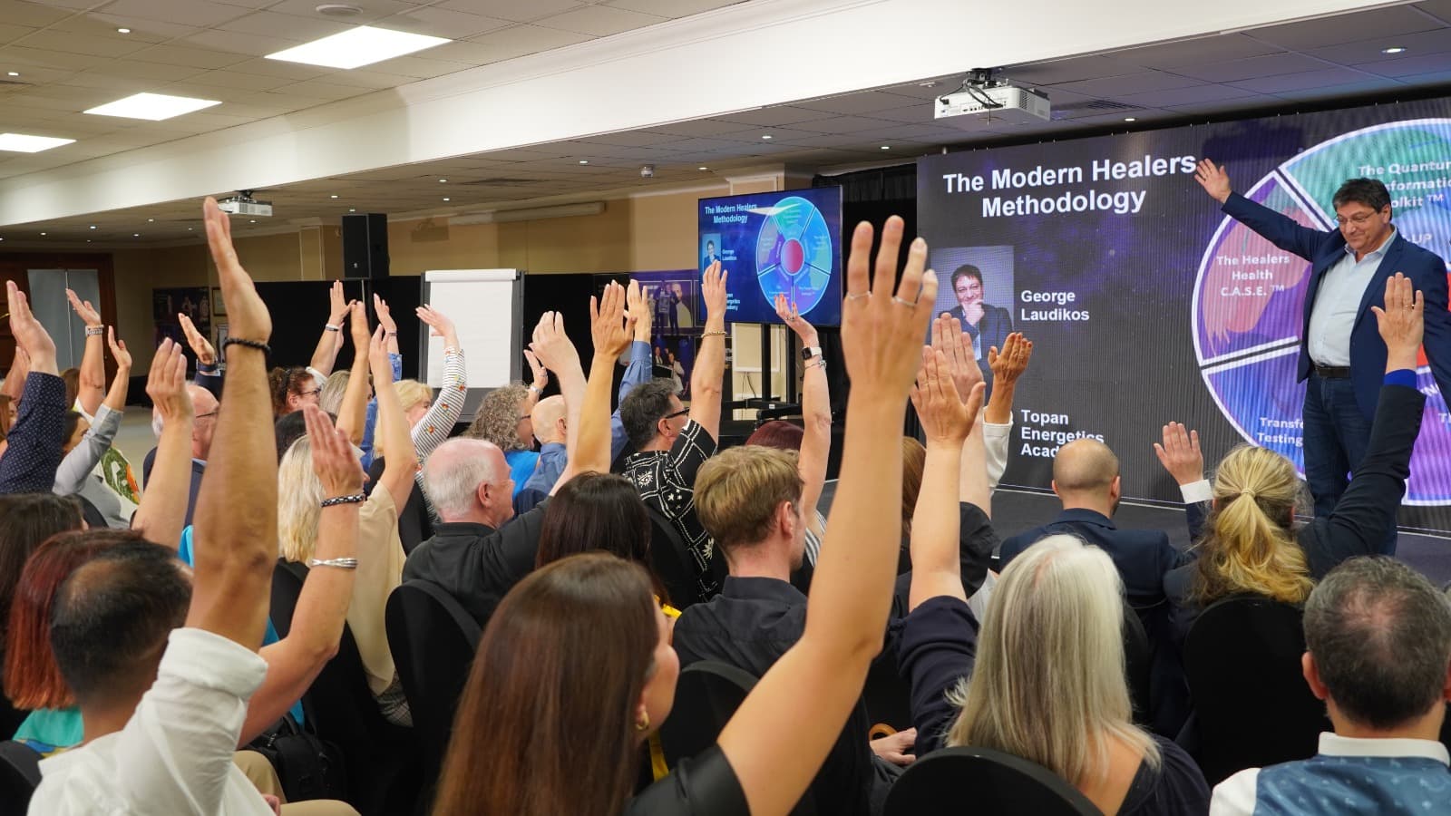 George Laudikos teaching The Modern Healer's Methodology